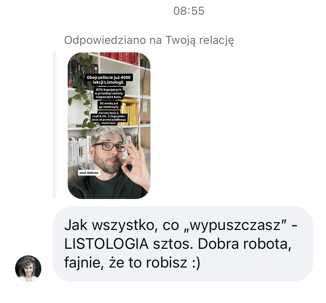 Opinia o Listologii.