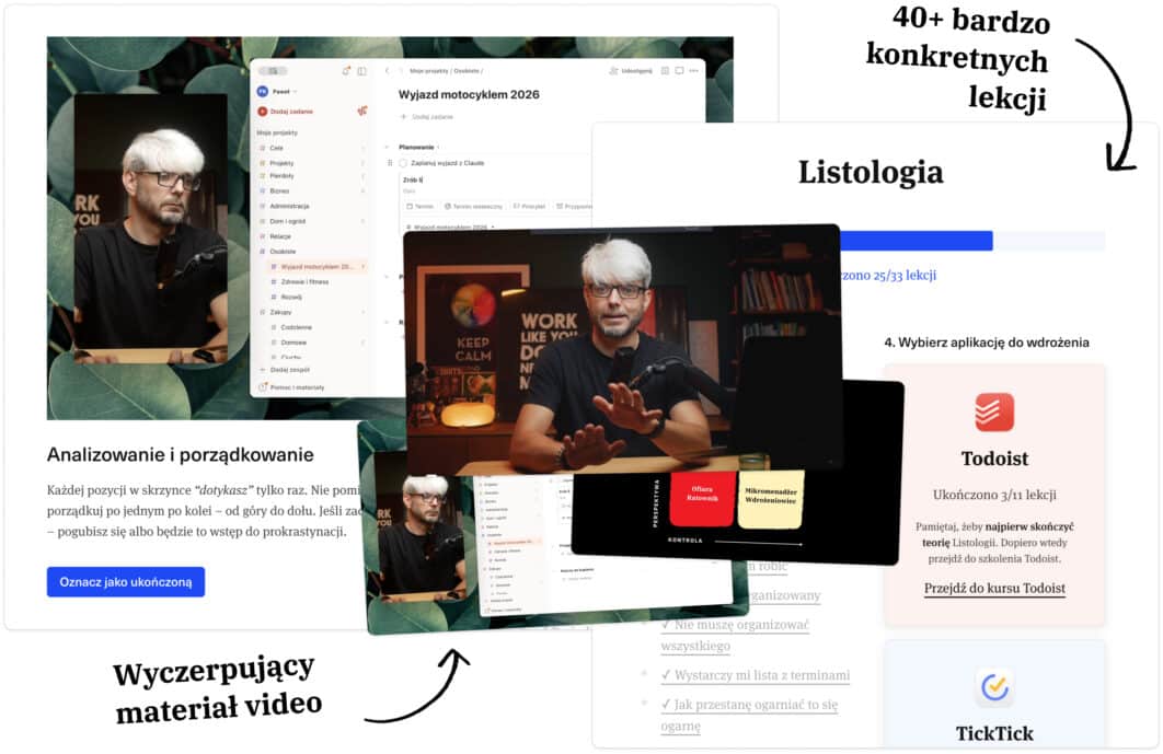 Listologia - podgląd kursu.